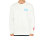 Calvin Klein Jeans Men's Multi Logo Sweat / Sweatshirt - White