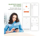 Petscene 9L Automatic Pet Feeder Auto Dog Cat Feeder Food Dispenser with Bluetooth