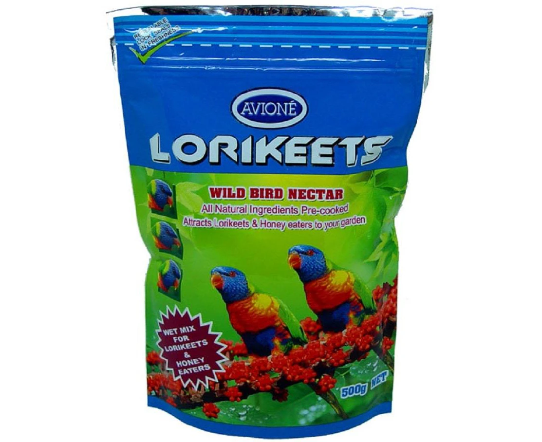 Avione Lorikeets Wild Bird Nectar Wet