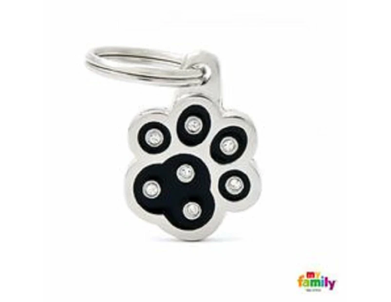 My Family ID Tags Chic Paw Black