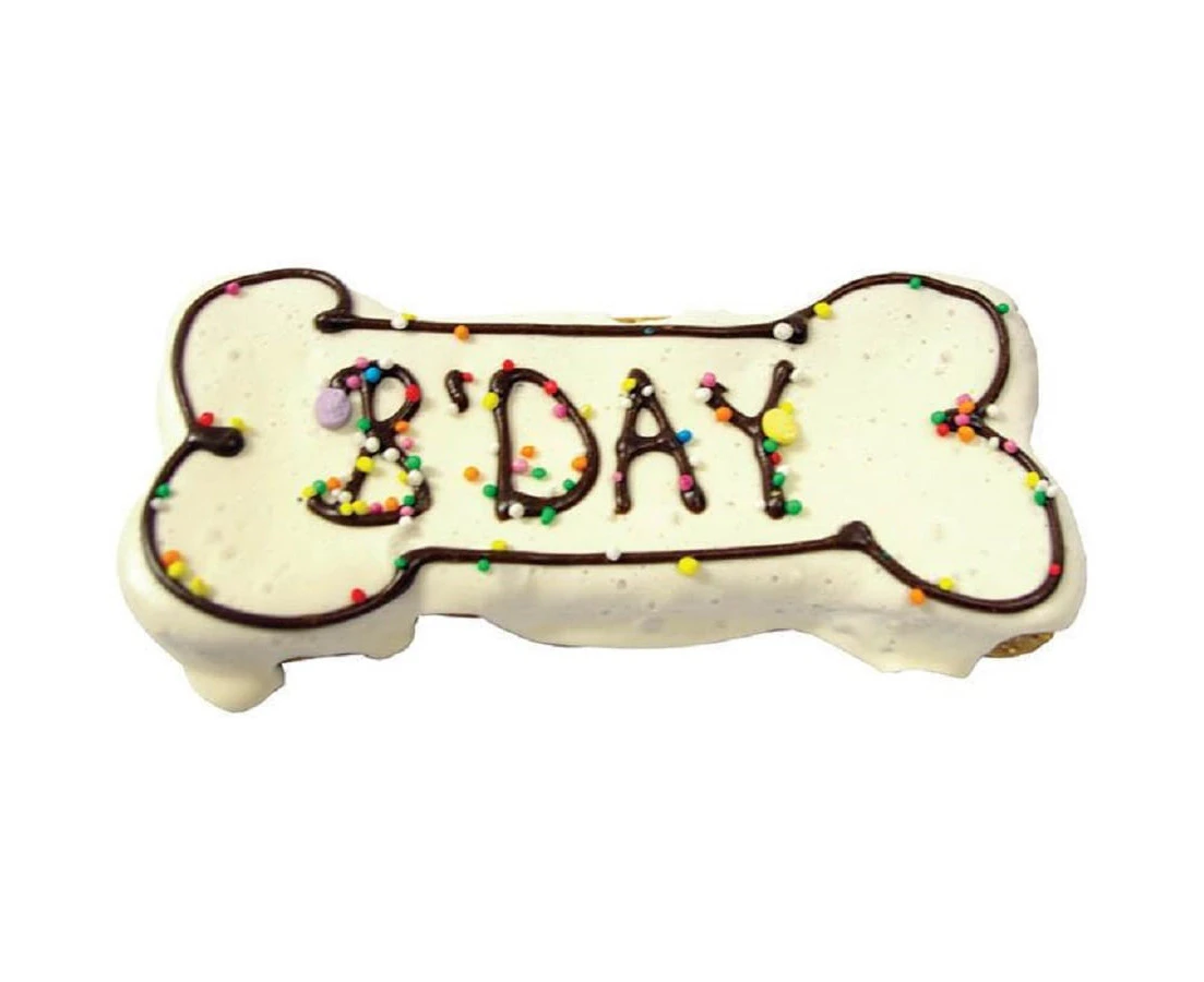 Huds and Toke Large Bone Birthday Cookie