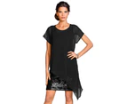 Womens Heine Sequin Detail Dress Black