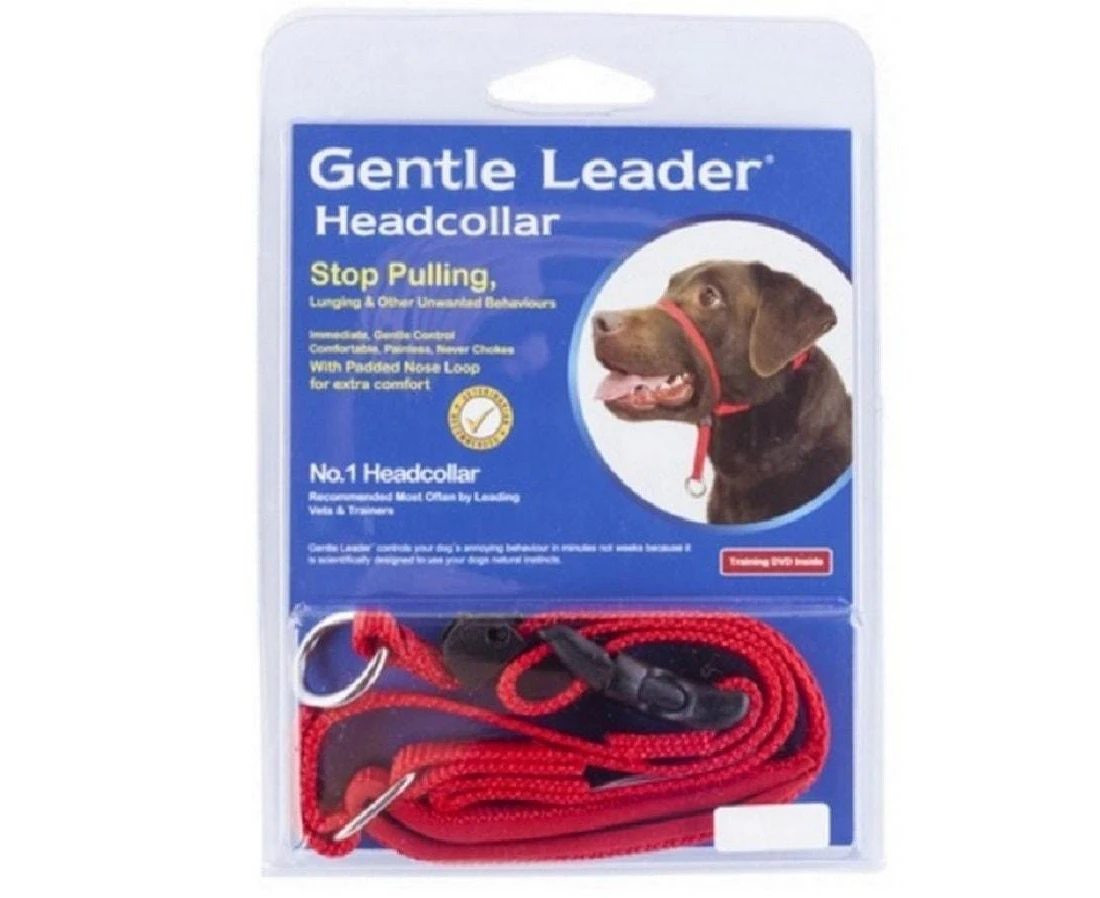 Beau Pets Gentle Leader Headcollar Red