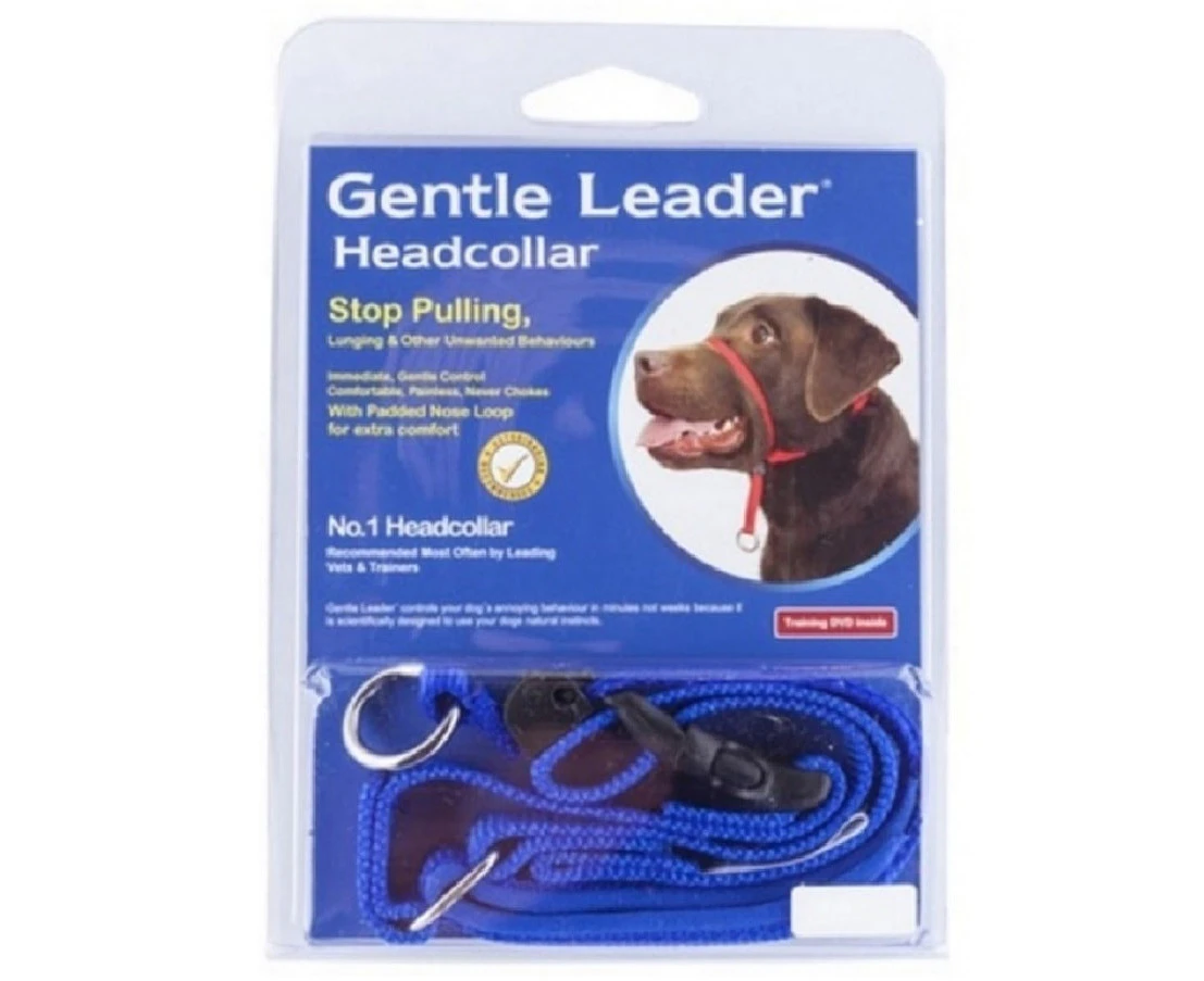 Beau Pets Gentle Leader Headcollar Blue