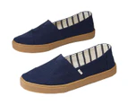 Toms Men's Casual Shoes - Casual Shoes - Navy Heritage Canvas Cupsole