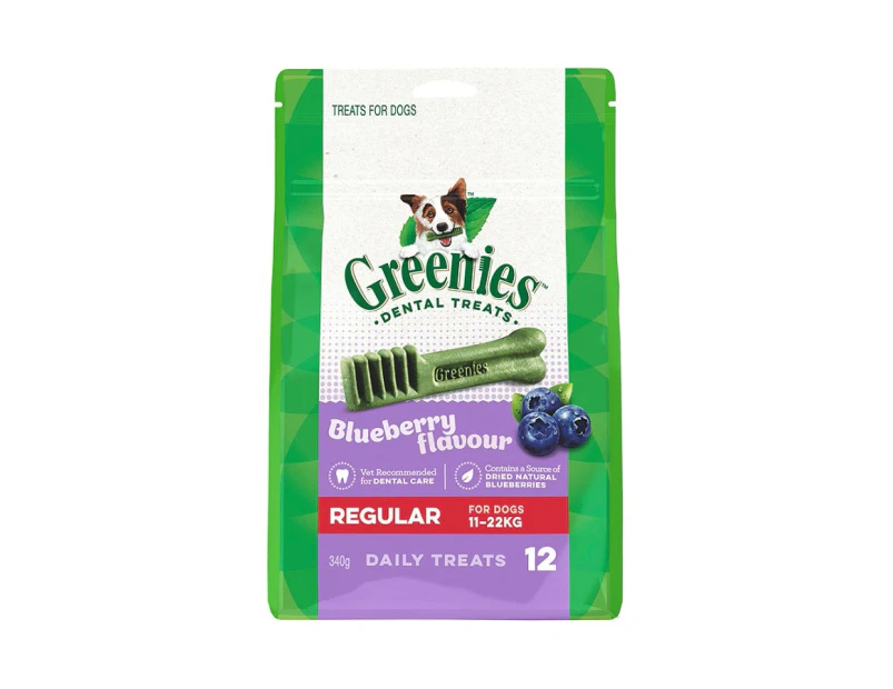 Greenies Blueberry Dental Chews Regular