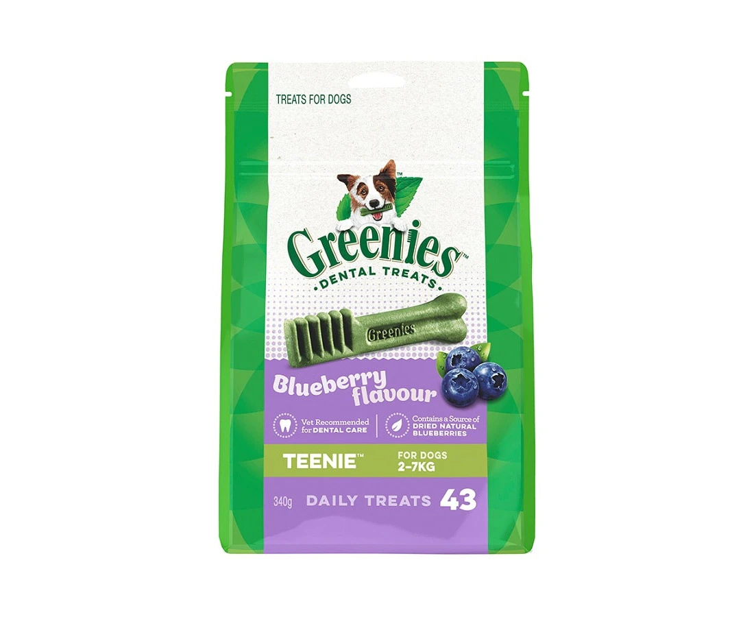 Greenies Blueberry Dental Chews Teenie