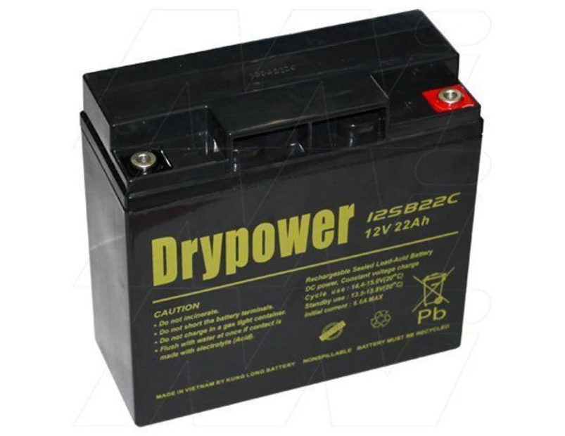 Drypower 12SB22C 12V 22Ah SLA Battery Suit BP17-12 BP20-12 EP17-12 GP12170