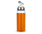 Oil Olive Vinegar Dispenser Sprayer Pourer Glass Bottle Storage Kitchen Cook 300ml Plastic