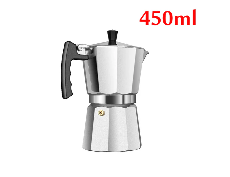 9 Cup 450ML Aluminium Espresso Coffee Maker Italian Stove Top Percolator Mocha Pot
