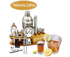 24Pcs Cocktail Shaker Bar Set Mixer Making Kit Gift Bartender