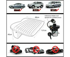 NOVBJECT Inflatable Car Back Seat Mattress Portable Travel Camping Air Bed +Electric Pump