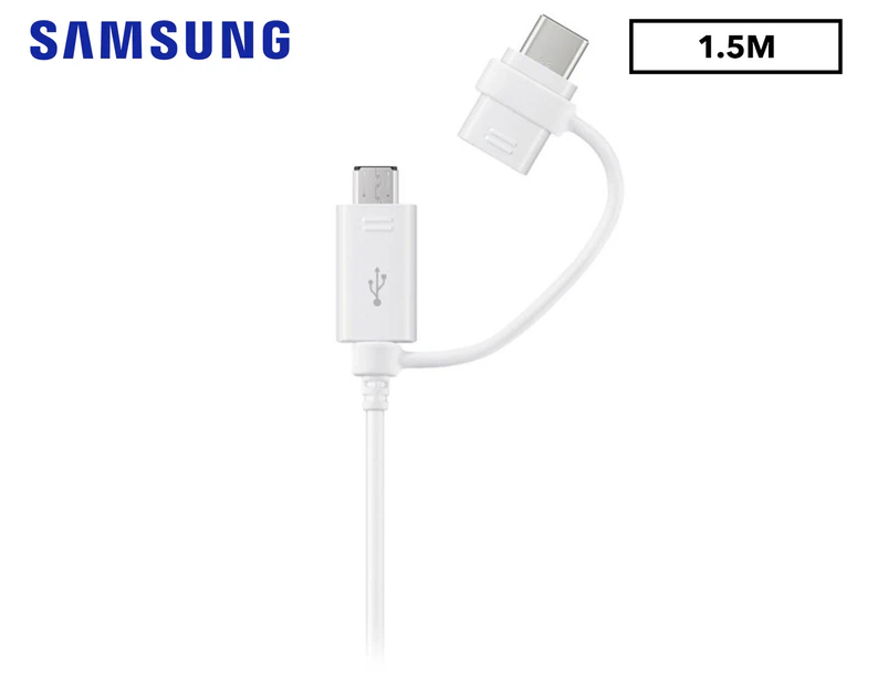 Samsung 1.5m Data Combo USB-C & Micro USB Cable