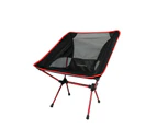 Adore RH95 Outdoor Ultralight Portable Folding Chairs Heavy Duty 150kg Capacity Camping Folding Chairs Beach Chairs-Red