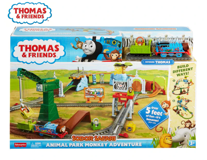 Fisher-Price Thomas & Friends Animal Park Monkey Adventure Motorised Train Set - Multi