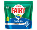 5 x 20pk Fairy Platinum All In One Dishwasher Caps Lemon