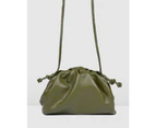 Jo Mercer Women's Bambie Cross Body Bag Leather Olive Green Leather Accessories - Green