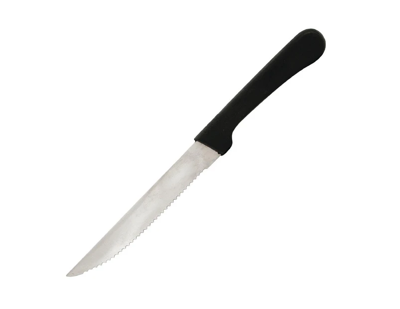 Trenton Steak Knife Handle - Black - Stainless Steel