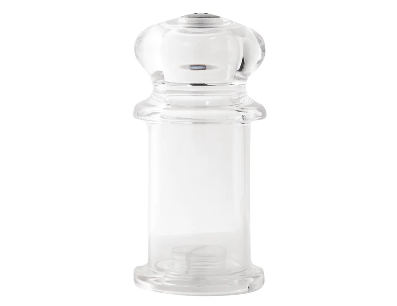 Olympia Salt Shaker 125mm - Clear Acrylic - Easy to Refill