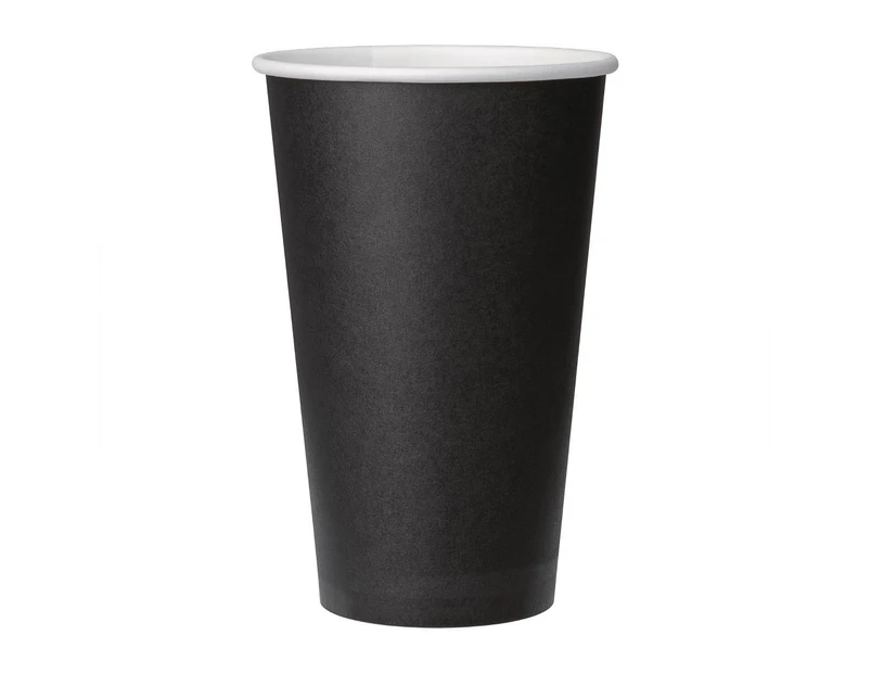 Fiesta Takeaway Coffee Cups Single Wall Black 450ml (Pack of 1000)