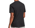 Adidas Men's Essentials Big Logo Tee / T-Shirt / Tshirt - Black/White