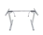 Mason Taylor 2AR3 120*60cm Electric Standing Desk Sit to Stand up Motorised Desks Grey/Black