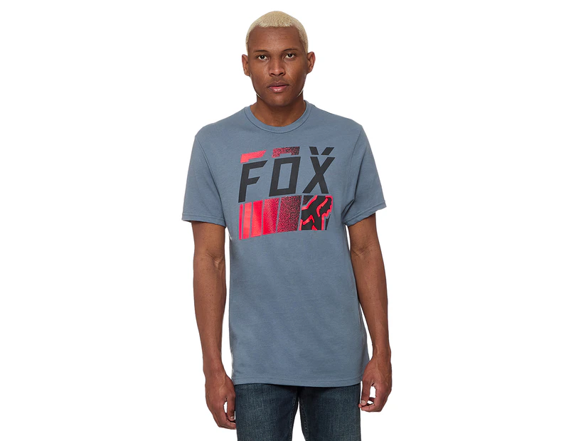 Fox Men's Overspray Basic Tee / T-Shirt / Tshirt - Matte Blue