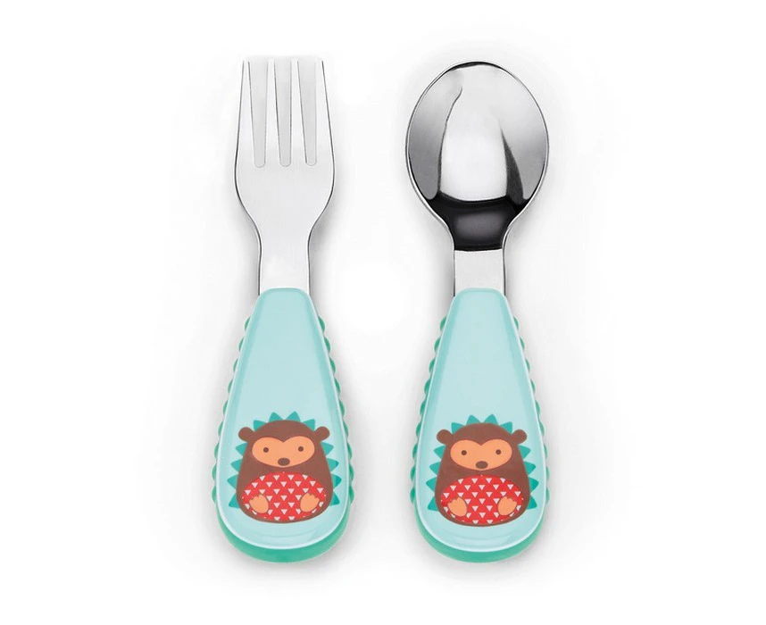 Skip Hop Zootensils Kids Fork & Spoon Hedgehog