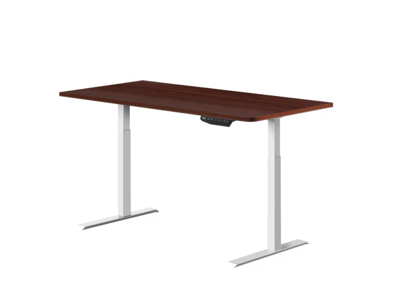 Artiss Standing Desk Motorised Dual Motor 140CM Walnut