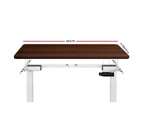 Artiss Standing Desk Motorised Dual Motor 140CM Walnut