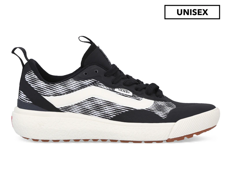 Vans Unisex Ultrarange Exo Blur Checker Sneakers - Black/Marshmallow |  