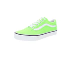 Vans Men's Athletic Shoes Old Skool - Color: (Neon)Green Gecko/True White