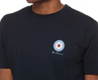Ben Sherman Men's Chest Target Tee / T-Shirt / Tshirt - Navy