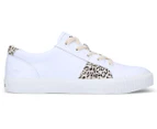 Timberland Women's Skyla Bay Oxford Sneakers - White/Leopard