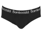 Bamboozld Men's Briefs 3-Pack - Black/Multi 4