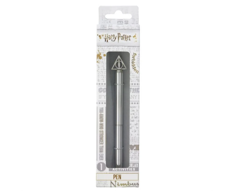 Harry Potter Pen Metallic Deathly Hallows 3d