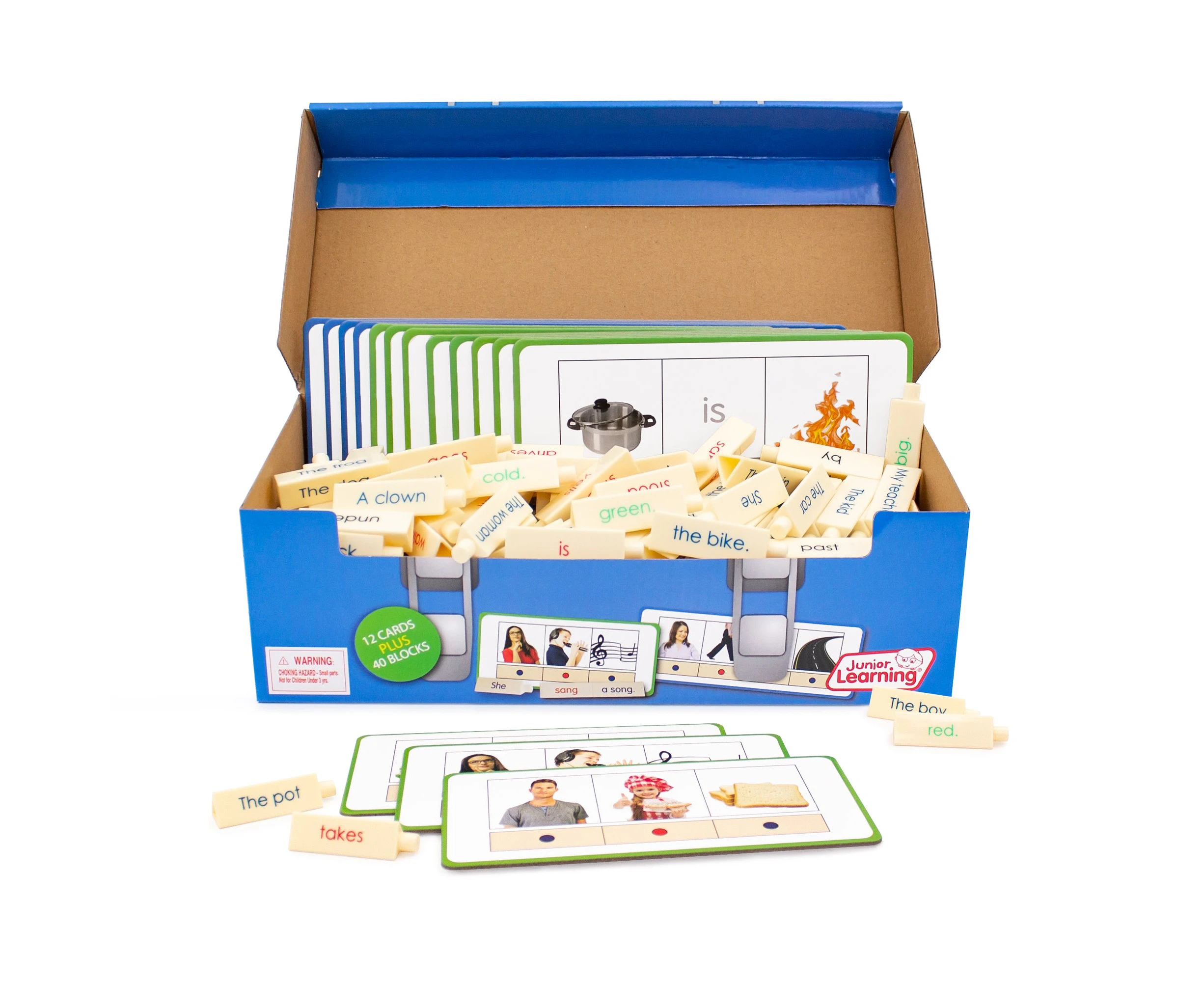 Junior Learning Sentence Toolbox Tri-Blocks Game