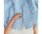 ergoPouch Convertible Cotton Single Bed Quilt - Ocean Blue