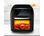 Kitchen Couture Healthy Options 13 Litre Air Fryer 10 Presets LCD Display Black 13 Litre Black 1