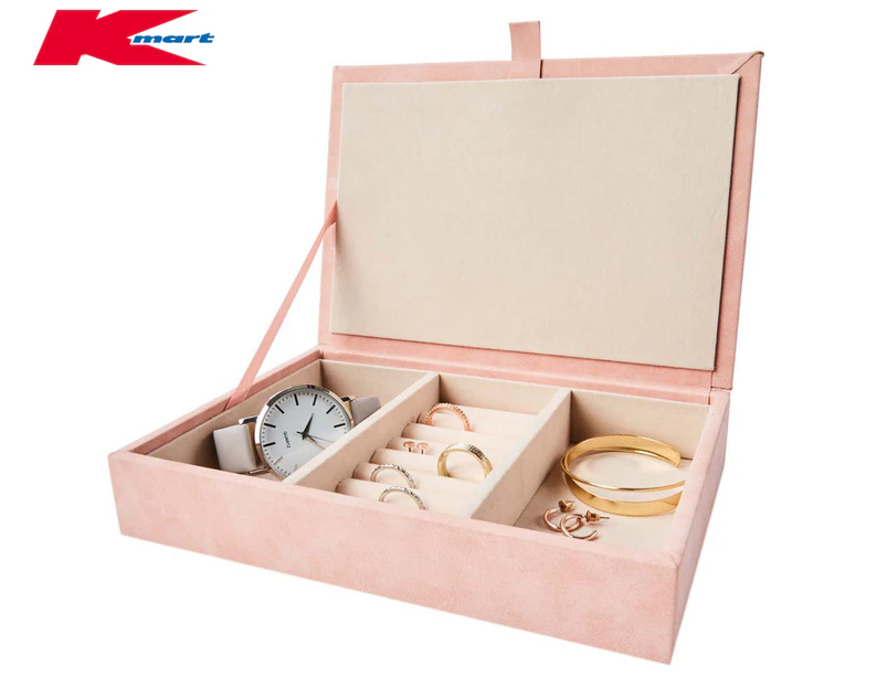 Anko by Kmart Small Jewellery Box w/ Lid - Pink