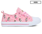 The Secret Life of Pets Girls' Canvas Shoes - Pink/White