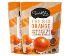 2 x Darrell Lea The Big Orange Milk Chocolate 185g