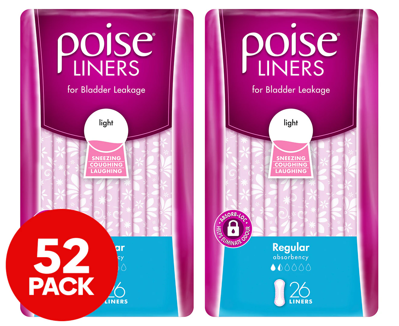 Buy Poise Liners For Bladder Leaks Extra Long 22 pack