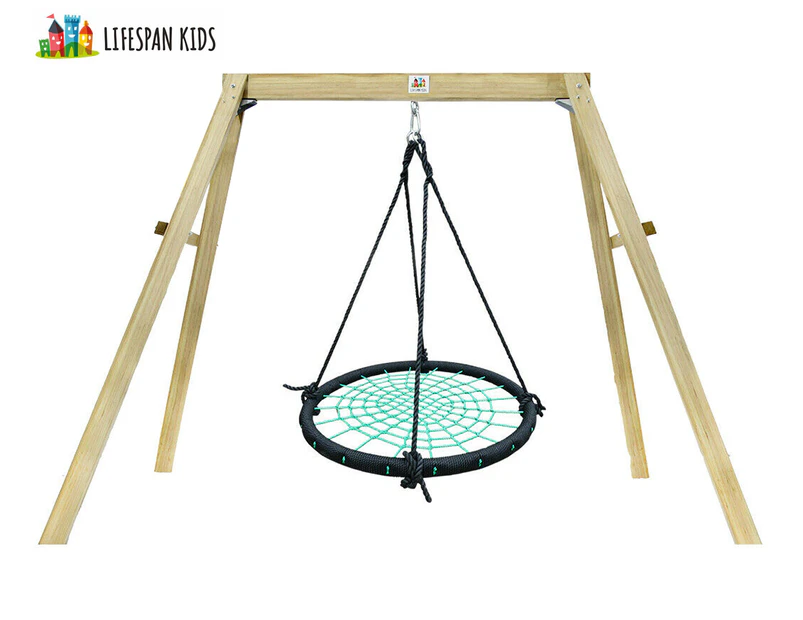 Lifespan Kids 151x260x205cm Oakley Swing Set w/ 100cm Spidey Swing