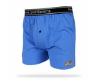 Mens Boxer Shorts Frank And Beans Underwear - Blue