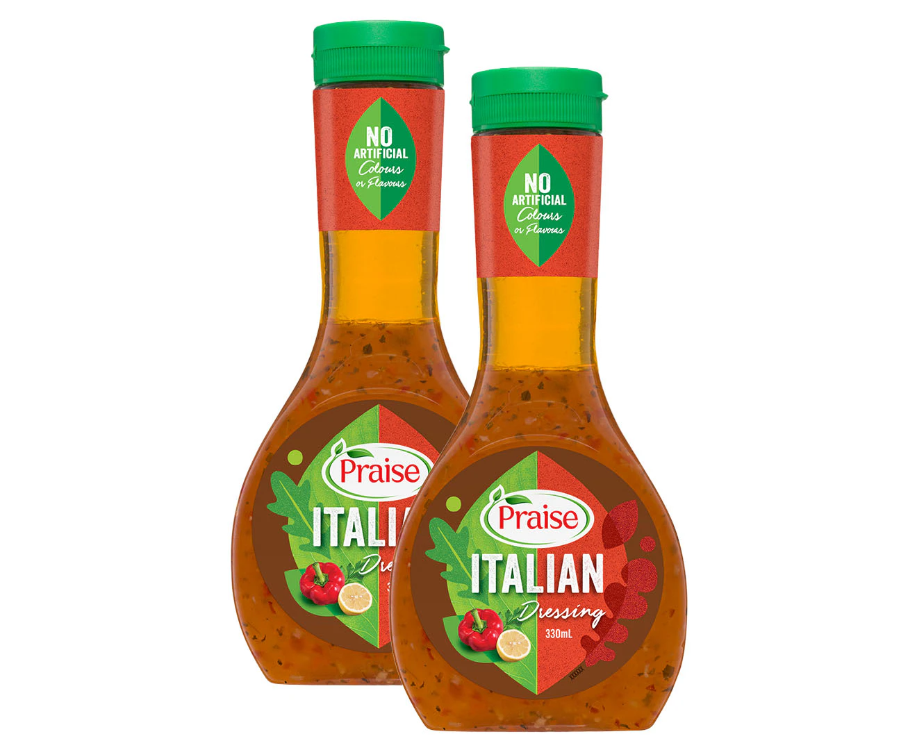 2 x Praise Italian Dressing 330mL