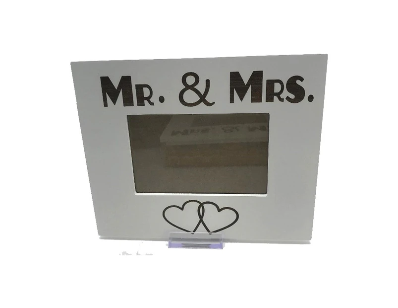 French Country Farmhouse MR AND MRS 6x4inch Photo Frame