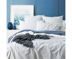 Renee Taylor Portifino Quilt Cover Set - Blue