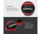 Cortex Medicine Ball 4kg - Black/Red