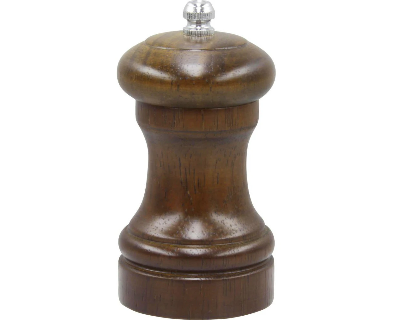 Chef Inox Salt or Pepper Mill -Dark Wood 100Mm